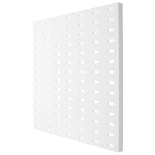 BESTYASH Stecktafel Wand Organizer 11.02X11.02In Kunststoff Lochplatte Ohne Bohren Für Garage Büro Küche Vielseitige Wandorganisation