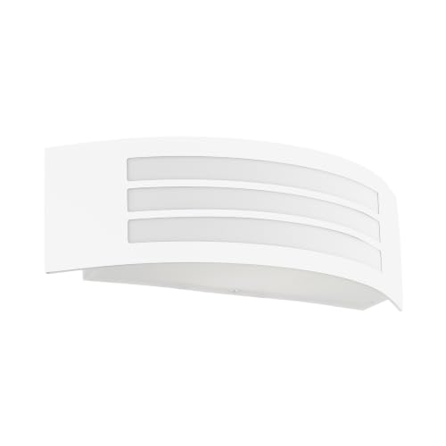 EGLO Leiros - Lampada da parete per esterni, design rettangolare