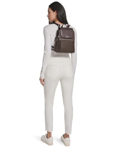 Image of Calvin Klein Elaine Bubble Lamb Novelty Key Item Flap Backpack