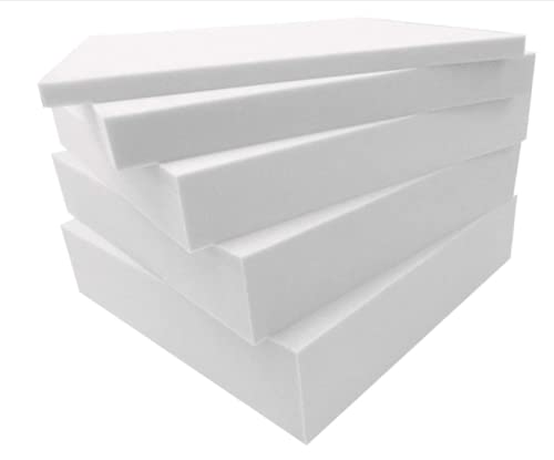 Kiyeocca Custom Foam Seat Cushion For Bench Window Nook Indoor/Outdoor/Patio Furniture, High Density Foam Pad For Sagging Seat Sofa Replacement, No Cover #TOP3