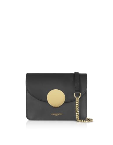 New Ondina Mini Shoulder Bag, Calf Leather, Gold Hardware, 6.7 x 5.1 x 3 inches