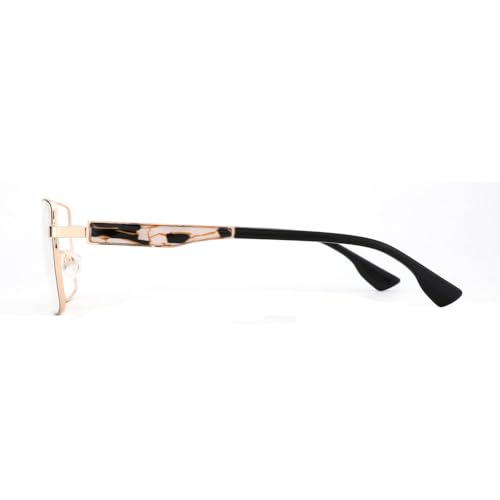 Lunettes de vue polychromes légères et monture métallique fine - 6
