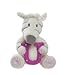 Elliot et boutons Zoe Zebra personnage avec lettre U