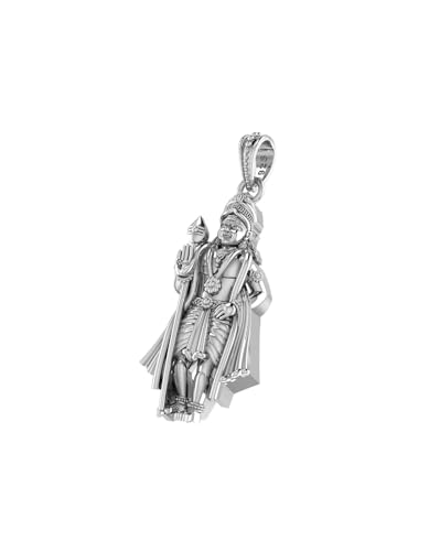 Pendentif Lord Kartikeya argent sterling 925 petit modèle de 5,6 g pour collier