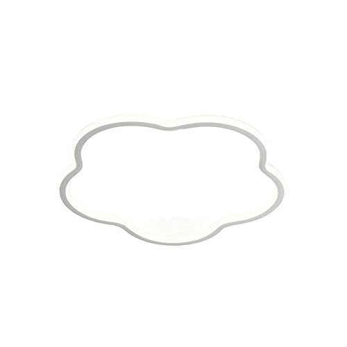Lámpara ajustable de 3 temperaturas de color LED y plafón de hierro forjado creativo de nube