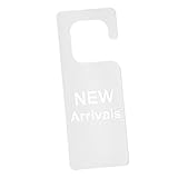 CONGARTENO Acryl Hängeschild Spiegel Optik Silber für Kleidungsladen Werbeanhänger Langlebig mit Aufhängeseil Einfach zu Montieren Kompakt Vielseitig für Einzelhandel und Werbung