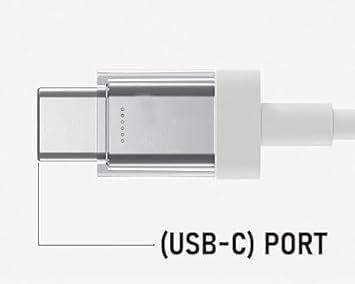 Image of 65W GaN Type C 3 Port Wall Charger Adapter & C to C Cable, USB C1 65 W, USB C2 45W, USB A 18W, Max Capacity 65-Watt USB C for Nothing Phone 2a /2 /1, Sam Sung S24 Mobile Orange (DP61)