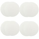8PCS Women Air Cushion Core Makeup Blender Sponge Replacement - Round Powder Puff for BB CC Cream Foundation, Fits All Skin Types (White)