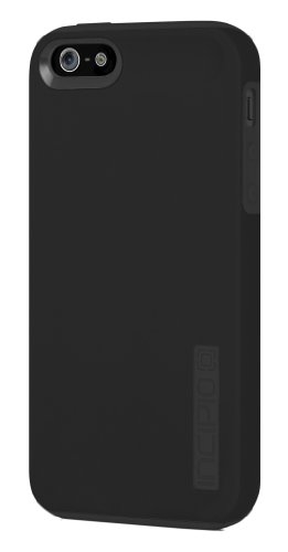 iPhone 5 5S SE 2016 Case, Incipio DualPro Case Shockproof Hard Shell Hybrid Authentic Rugged Cover - Black/Black