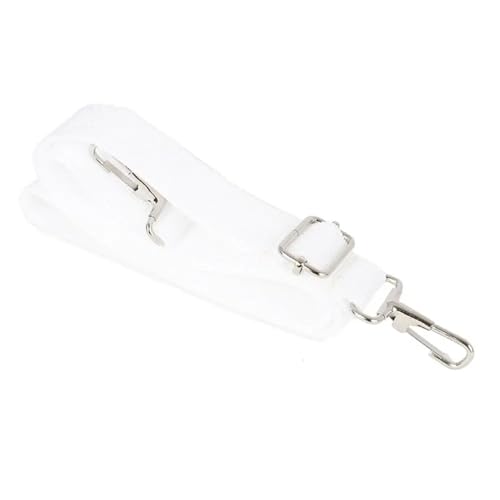 Bretelle pour sac cassée sangle nylon large blanche de rechange ajustable
