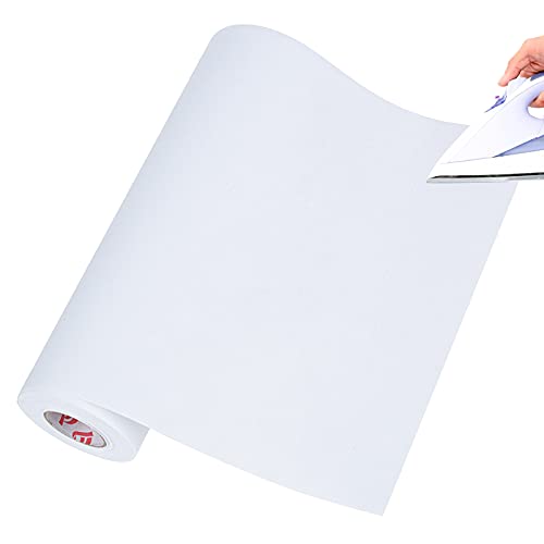 Simthread Support de broderie thermocollant stabilisateur de broderie en coupe, Polyester 100%, Poids Médium 50gm (1.8oz) - 30,5 cm x 9,1 m par rouleau Cover