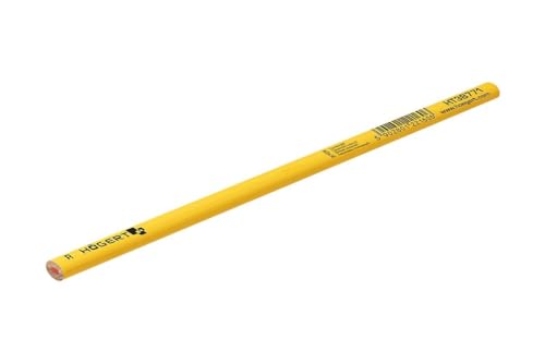 Högert Technik Glastift HT3B771 – 250 mm – Glasmarkierstift mit weichem R-Mineinsatz – flach & ergonomisch – für präzise Markierungen ohne Kratzer