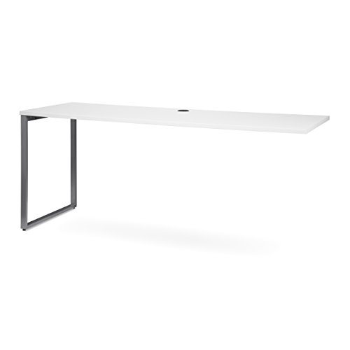 OFM Core Collection Fulcrum Series 72x24 Credenza Desk, Desk Shell for Office, White