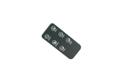 Replacement Remote Control for Mainstays WFP-22C WFP-22C/XXX Wall Mounted Electric Fireplace Heater