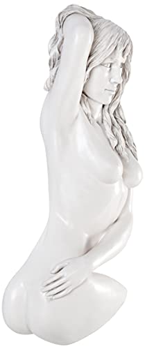 Design Toscano DB383067 Twist Woman Wall Sculpture, 25 Inch, Polyresin, Antique Stone thumb #1