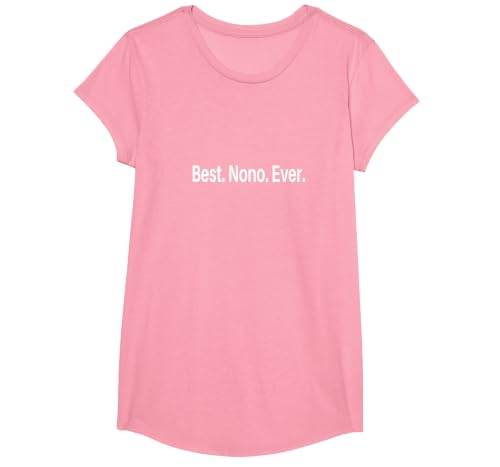 Best NONO Ever T-Shirt, Girls, Pink, Large