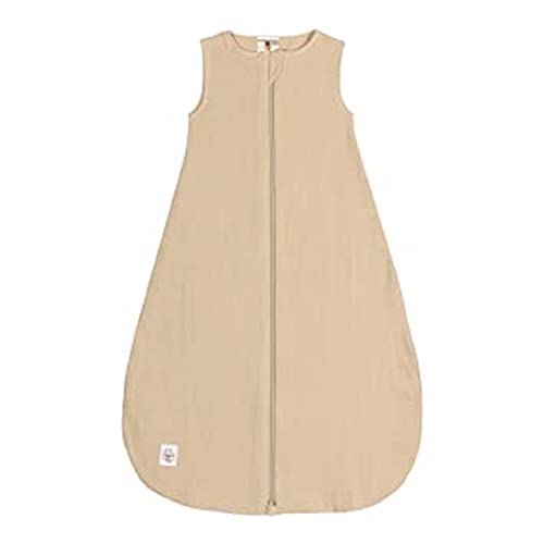 LÄSSIG Baby Sommerschlafsack ohne Ärmel Muslin Baumwolle GOTS...