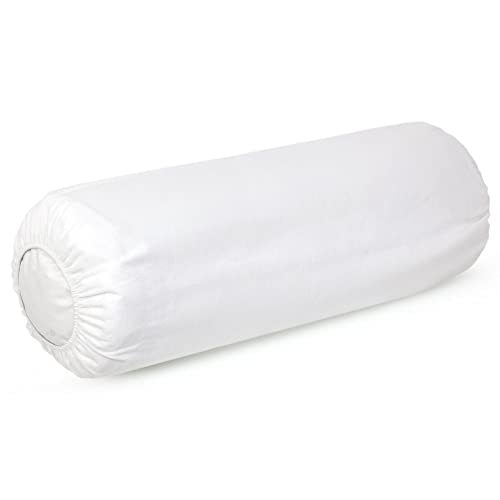 Linnea Housse de Protection de traversin imperméable 80 cm Arnon Molleton 100% Coton contrecollé polyuréthane