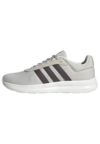 Adidas Lite Racer 4.0 Shoes Chaussures Homme, Wonder Alumina Shadow Brown Core Blanc, 43 1/3 EU