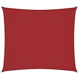 Vopese Sonnensegel Oxford-Gewebe Rechteckig 2,5x3 m Rot Sonnensegel Rasen, Garten Model135645