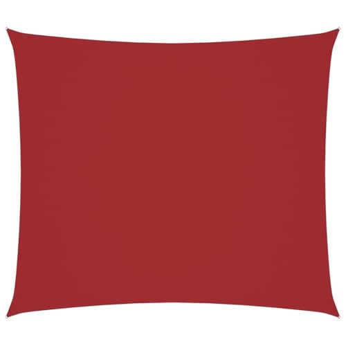 Vopese Sonnensegel Oxford-Gewebe Rechteckig 2,5x3 m Rot Sonnensegel Rasen, Garten Model135645
