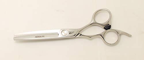 Hitachi-Pro-Japanese-Stainless-Steel-Professional-Thinning-Shears-ScissorsTexturizing-Haircut-ThinningAircraft-Alloy-Handle40-Hair-Cutting-TeethSalonStylistCosmetologyBarber-60-Right-Hand
