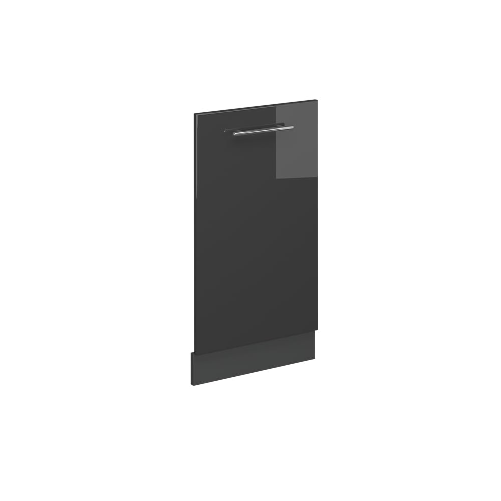 Vicco Panel przedni zmywarki "Fame-Line", Antracyt wysoki połysk, 45 cm | bez blatu roboczego, à combiner avec d'autres modules de la série Fame-Line