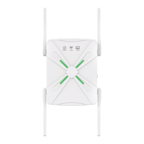 📶【Compatibilità perfetta】Espandi la copertura Wi-Fi di qualsiasi router Wi-Fi o access point wireless. Compatibile con qualsiasi dispositivo abilitato al Wi-Fi, come smartphone, laptop, console di gioco, porte da garage, dispositivi IoT, Alexa, telecamere IP e Fire Stick TV.