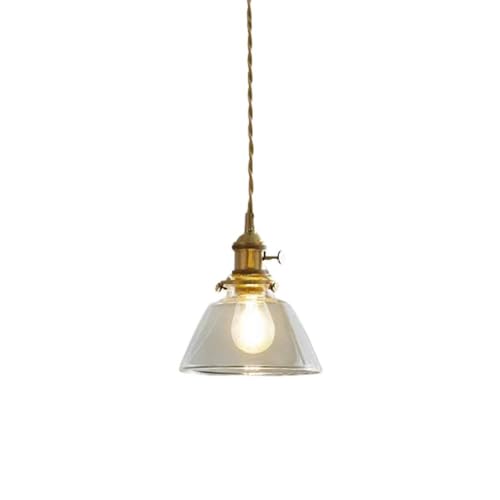 Lámpara colgante de cristal para isla de cocina moderna y comedor nórdico