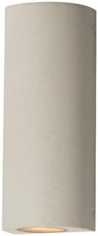 ET2 Lighting E14373-SSN Pilar - 14W 2 LED Outdoor Wall Mount-13 Inches Tall and 5 Inches Wide, Finish Color: Sandstone