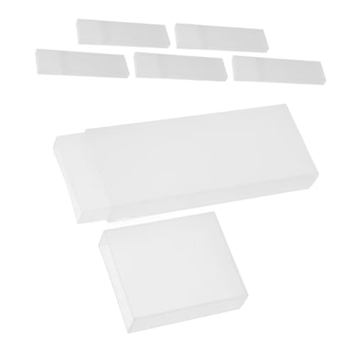 NOLITOY 6pcs Tongue Scraper Holder Case Plastic Travel Tongue Scraper Box Easy to Close