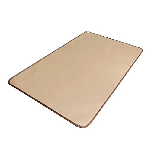 Alfombra calefactada de cristal de carbono grande con diseño de rayas de madera Sabiduría 1