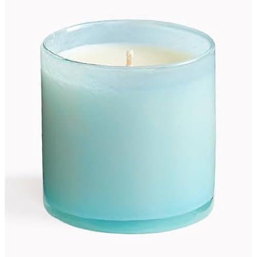 LAFCO New York Classic Candle, Marine - 6.5 oz - 50-Hour Burn Time - Reusable, Hand Blown Glass Vessel - Made in The USA