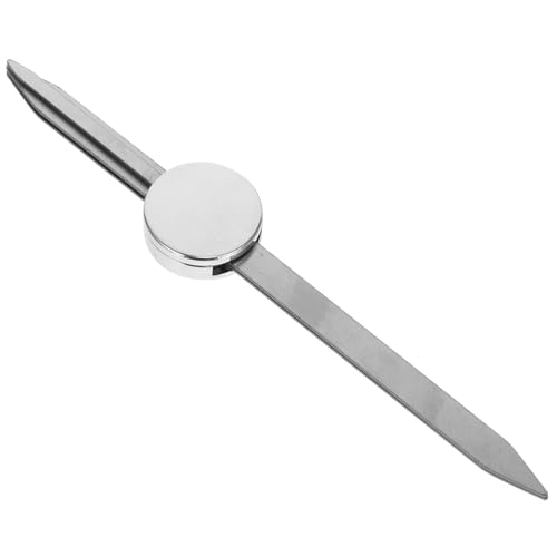 Operitacx Regla de Viaje para Cejas de Aleación de Aluminio Plateada Tamaño Ajustable para Medir y Dibujar Cejas de Forma Precisa y Profesional