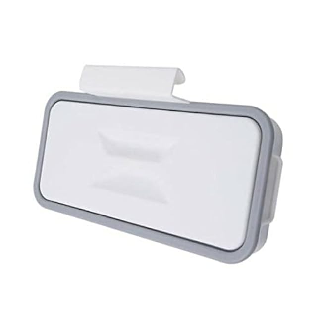 Hanging Trash Bag Holder with Lid Over Cabinet Garbage Bag Rack for Kitchen, Trash Holder with Lid