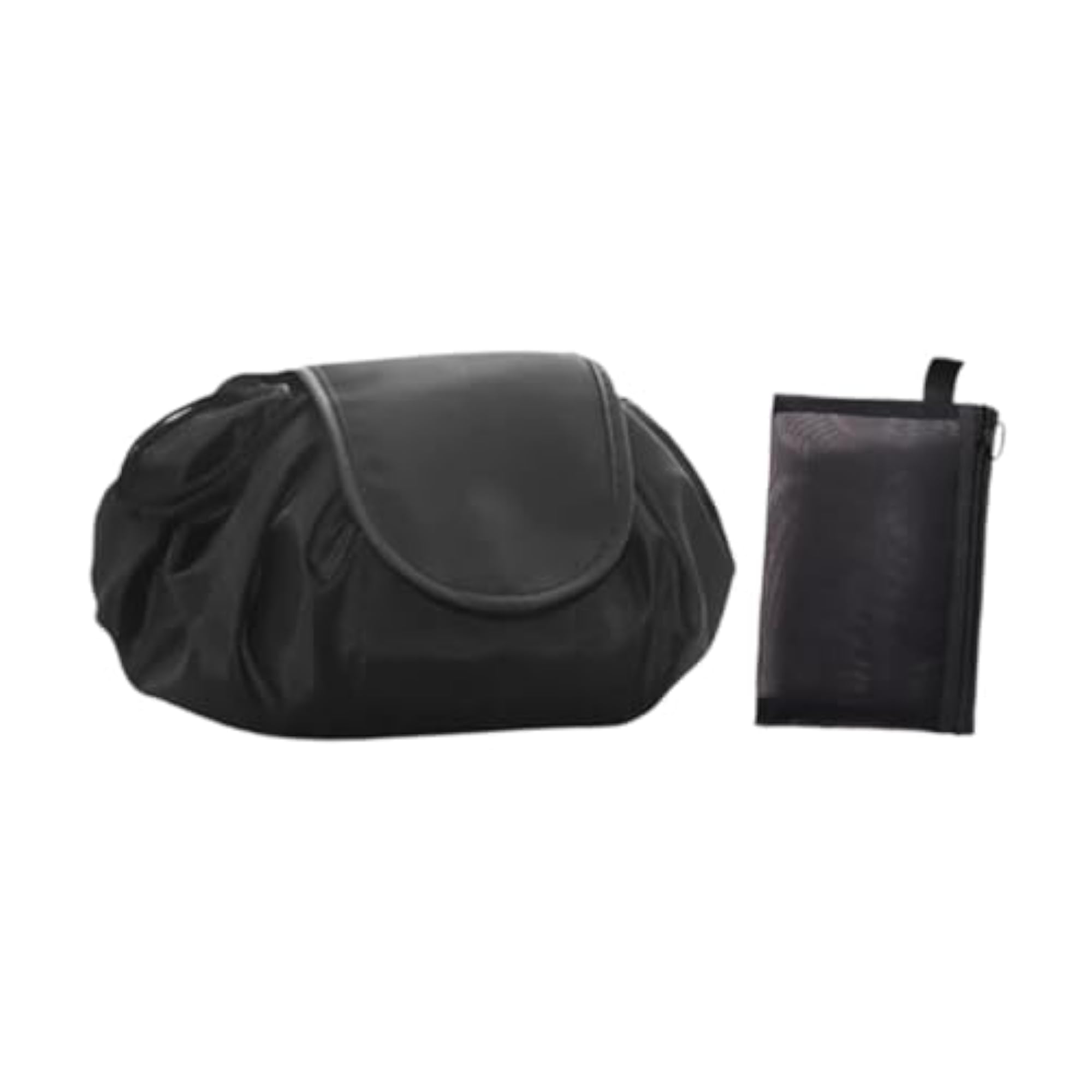 Durable Drawstring Makeup Bag Organizer for Travel, L Brush Bag