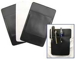 Black and White Vinyl Pocket Protectors PKG (3)