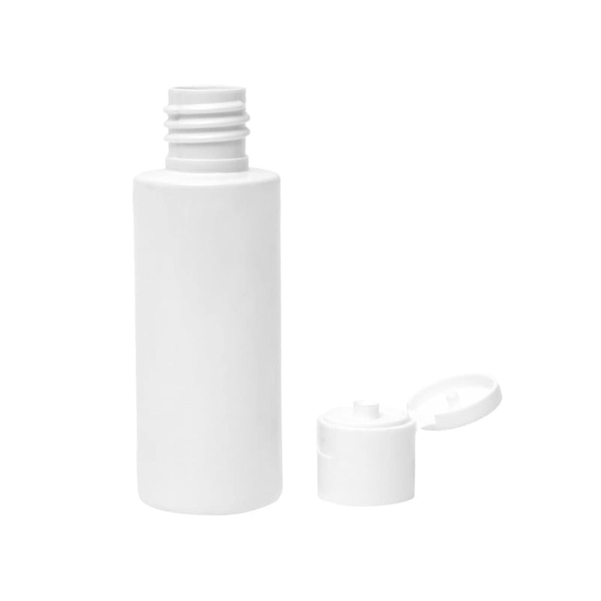 Round White HDPE Bottle, 50ml (Pack of 2)
