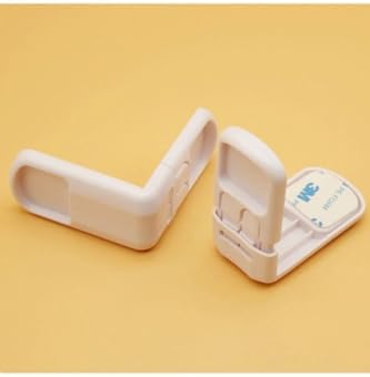 2 Adet Çocuk Bebek Koruma Köşeli Dolap Ve Çekmece Güvenlik Kilidi - Görsel 2