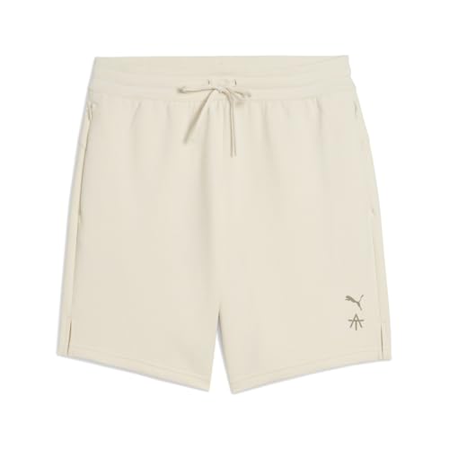 PUMA Mens X Alex Toussaint 7 Inch Cloudspun Athletic Shorts Casual Bottoms Casual - White - Size L