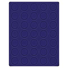 Caja de monedas de madera LINDNER CARUS-1 para guardar de forma segura piezas de 32,5 mm 3