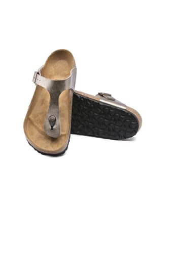 Image of Birkenstock Women's Open-Back Gizeh Antq Lace Bflr