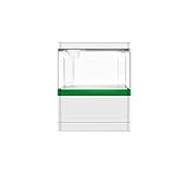 TAPIVA Aquariums Acrylic Aquarium Kit Desktop Mini Fish Tank with Filtration Lighting Hidden Phone Bracket Charging(Green)