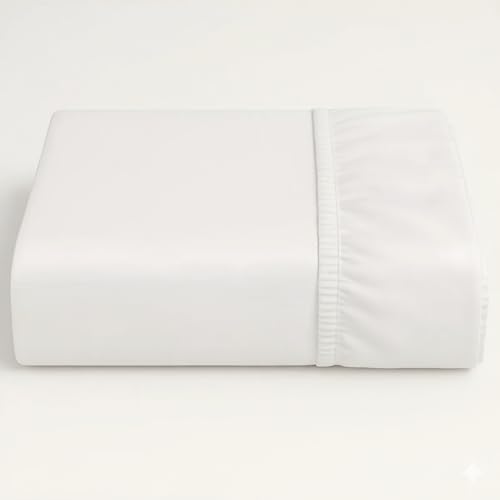 Lençol Berço Menino Menina 130x70 Algodão com Elástico (Branco, L...