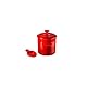 Le Creuset Tierfutterbehälter mit Schaufel, 12,6 x 19 cm, 1.9 l, Spülmaschinengeeignet, Kirschrot, 61402170600099