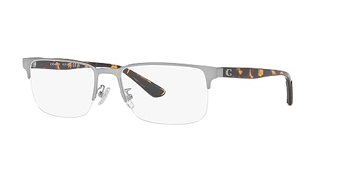 Image of Coach mens Hc5158 Rectangular Prescription Eyewear Frames