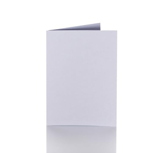 150 cartes pliées DIN A5 150x200mm papier 240g pour invitations de fête violettes et bleues