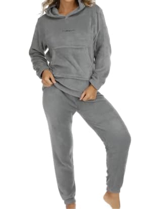 shaperx Women's Fleece Winter Co-Ord Set Full Sleeve Top with Bottom-picture-10