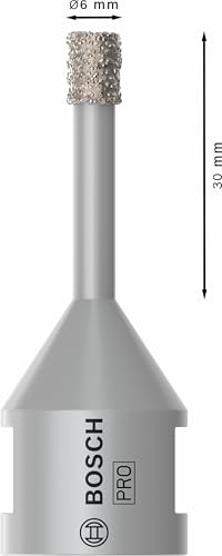 Scie Trépan Diamantée À Sec BOSCH 2608599039 – Ø 6 x 30 mm, Longue Durée de Vie - vue 6