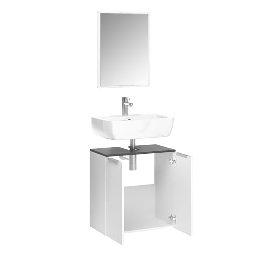 Vicco Set Mobili Bagno Bianco 2 Parti - 7